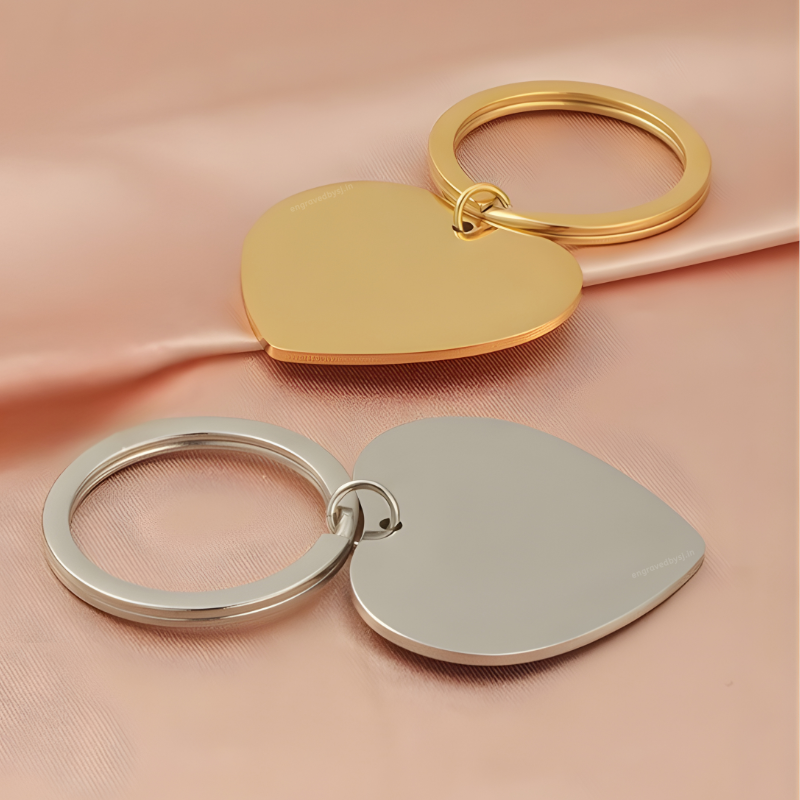 Simple Heart Keychain