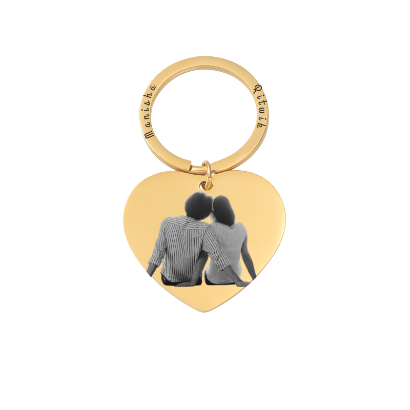 Simple Heart Keychain