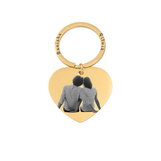 Simple Heart Keychain