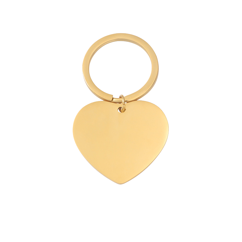 Simple Heart Keychain