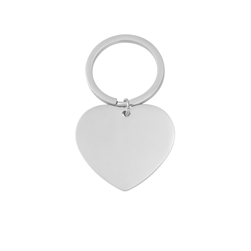 Simple Heart Keychain