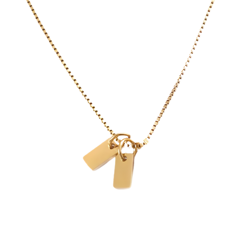 Small Tag Necklace