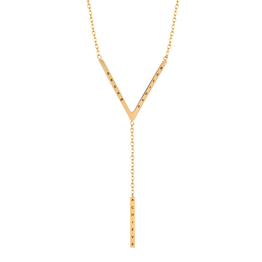 Vector V Pendant Necklace