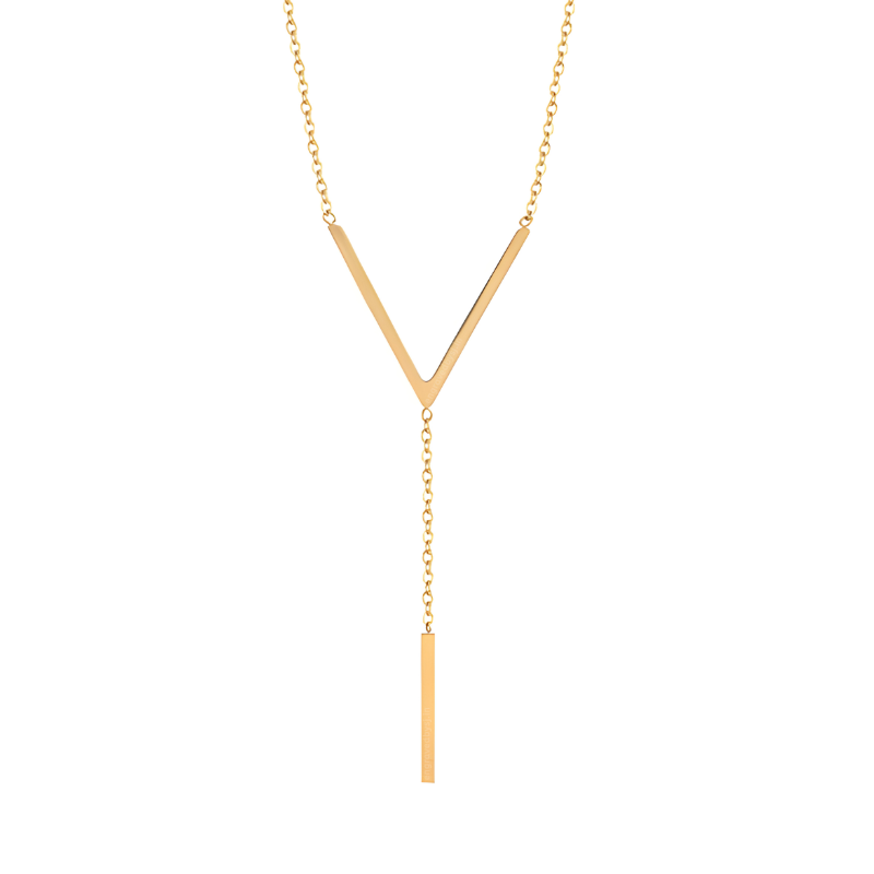 Vector V Pendant Necklace
