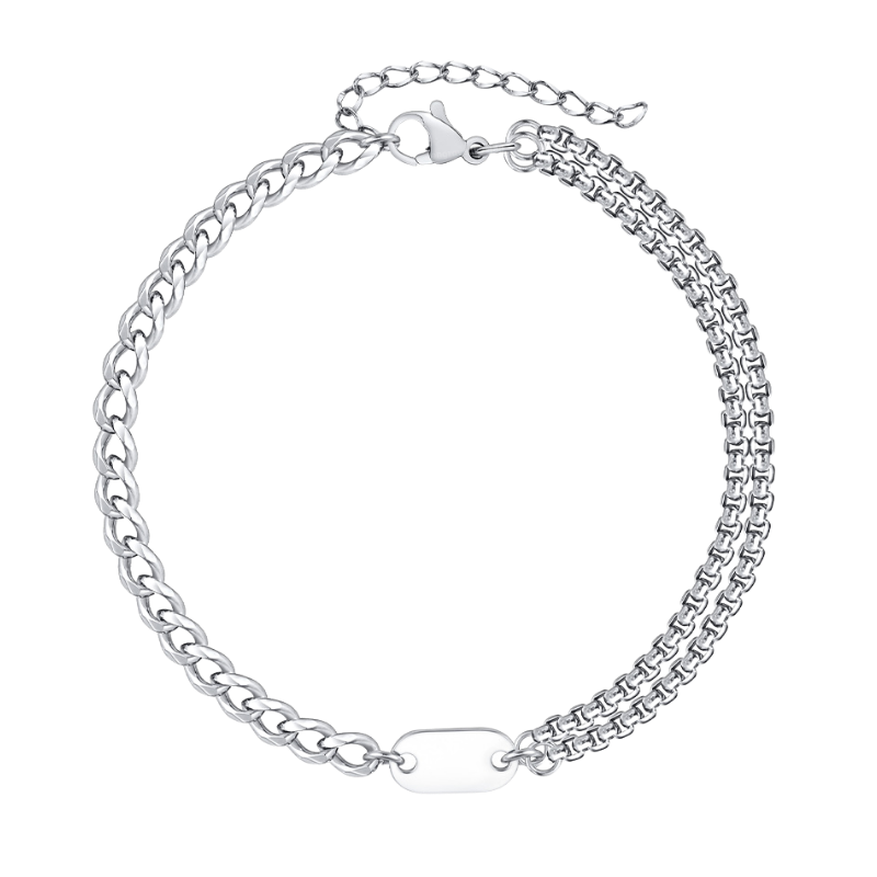 Vertex Dual Chain Bracelet