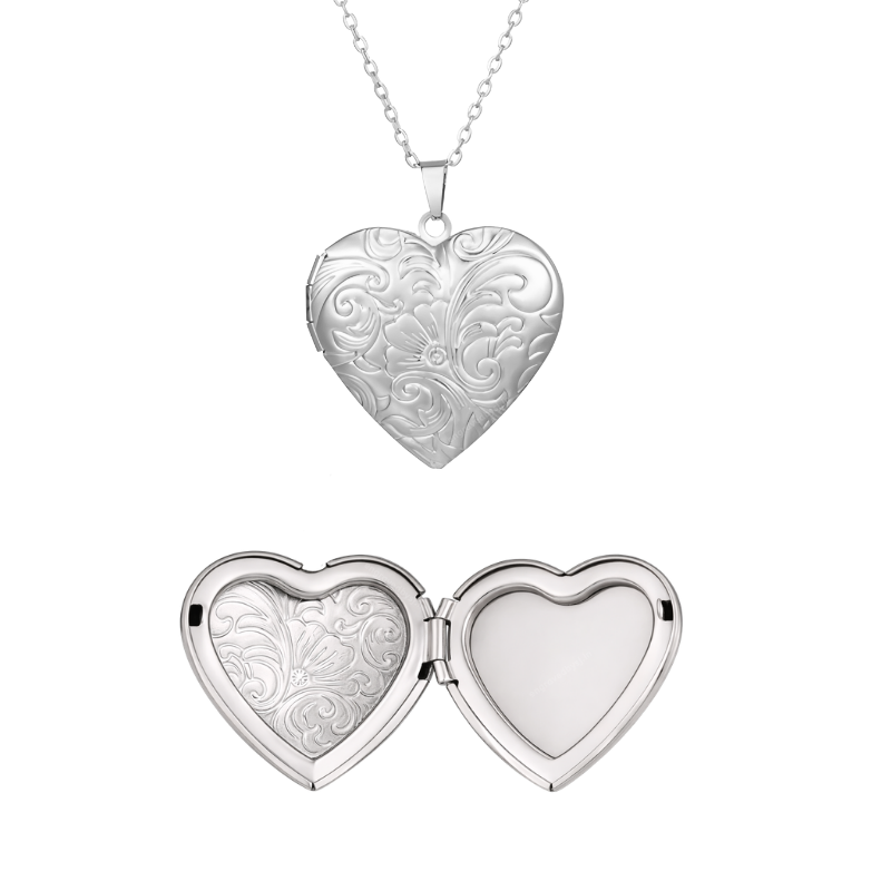 Vintage Heart Locket Necklace